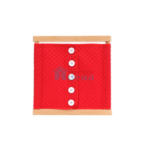 Adena Montessori Practical Life Materials Large Buttons Dressing Frame