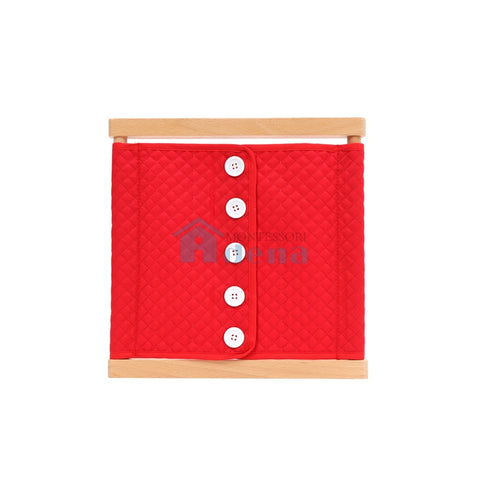 Adena Montessori Practical Life Materials Large Buttons Dressing Frame