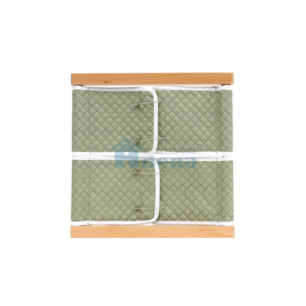 Adena Montessori Frame Educational Toy Safety Pins Dressing Frame