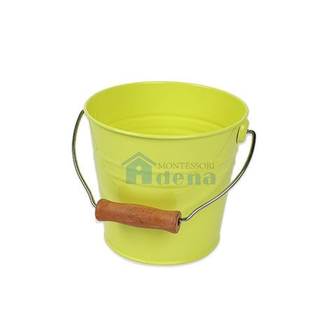 Metal Bucket -Yellow