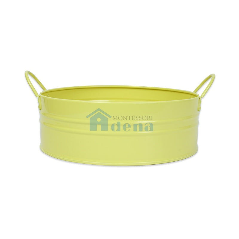 Metal Basin -Yellow