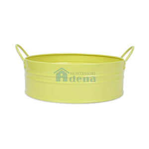 Metal Basin -Yellow