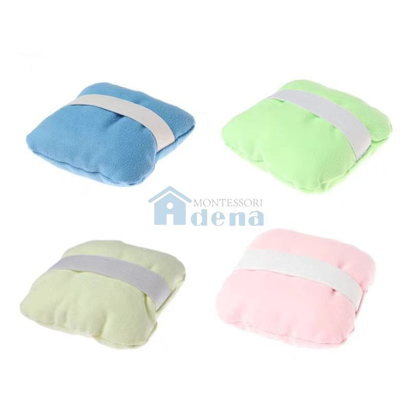Washing Tennis Shoes set with a waterproof pad