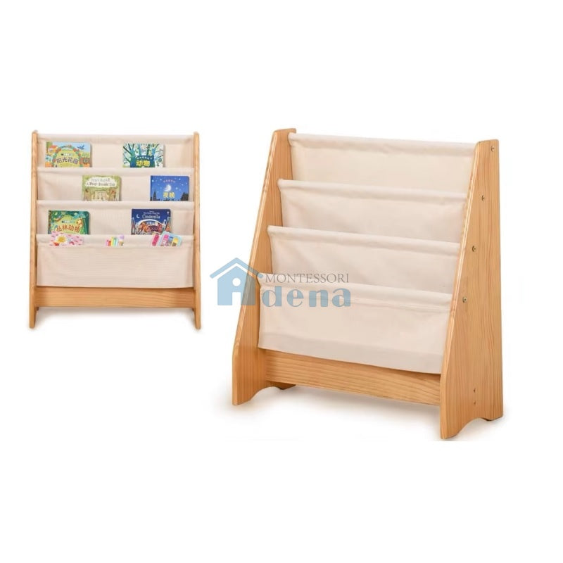 Adena Montessori Book shelf Pinewood Reading Area