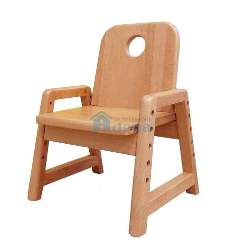 Adena Montessori Beechwood Lifting armchair adjustable