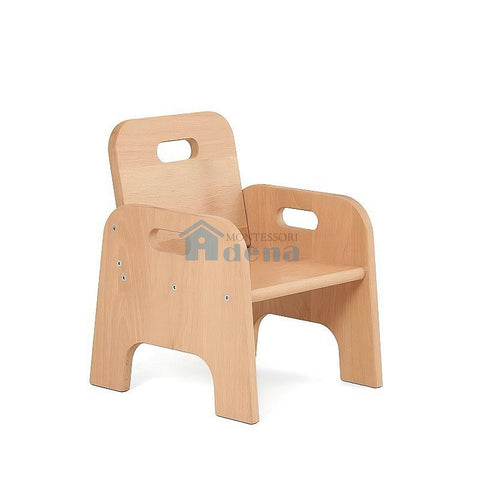 Adena Montessori Backrest Armchair Beechwood