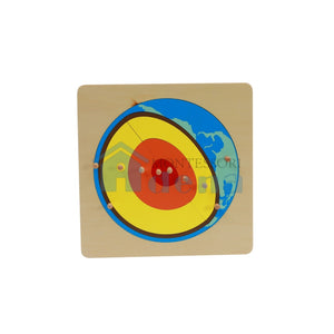 Layers of the Earth Wooden Puzzle