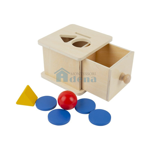 Adena Montessori Materials Imbucare Box w/ Color Coins