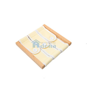 Adena Montessori Practical Life activity Large Buttons Dressing Frame