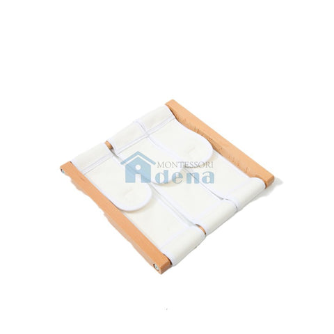 Adena Montessori Practical Life activity Velcro Dressing Frame