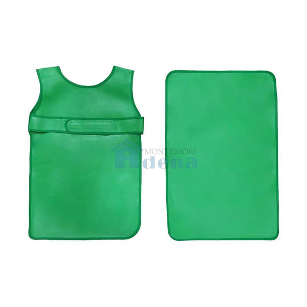 Kid Easy-Fasten Water-Resistant Apron with Pad