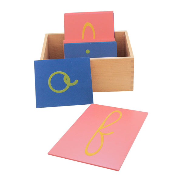 Lower Case Sandpaper Letters - Print or Cursive