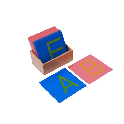 Sandpaper Letters, Capital Case Print/Crusive, with Box