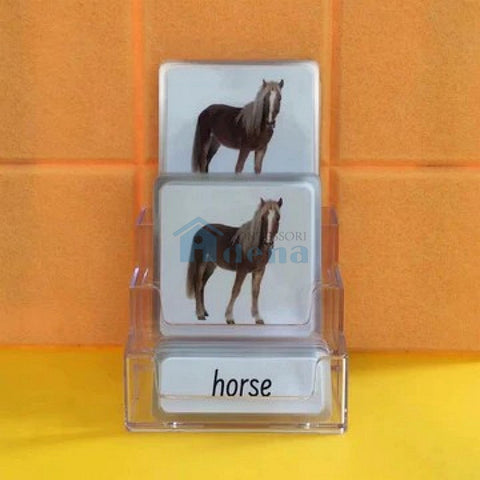 Three-Parts Cards w/ Stand - Animals（20 sets）