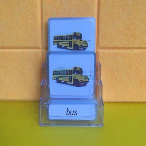 Three-Parts Cards w/ Stand -Transportation Tools（24 sets）