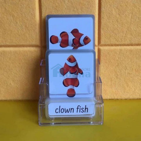 Three-Parts Cards w/ Stand -Ocean Animals（24 sets）