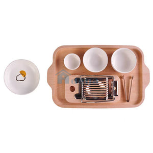 Pealing & Cutting Eggs
