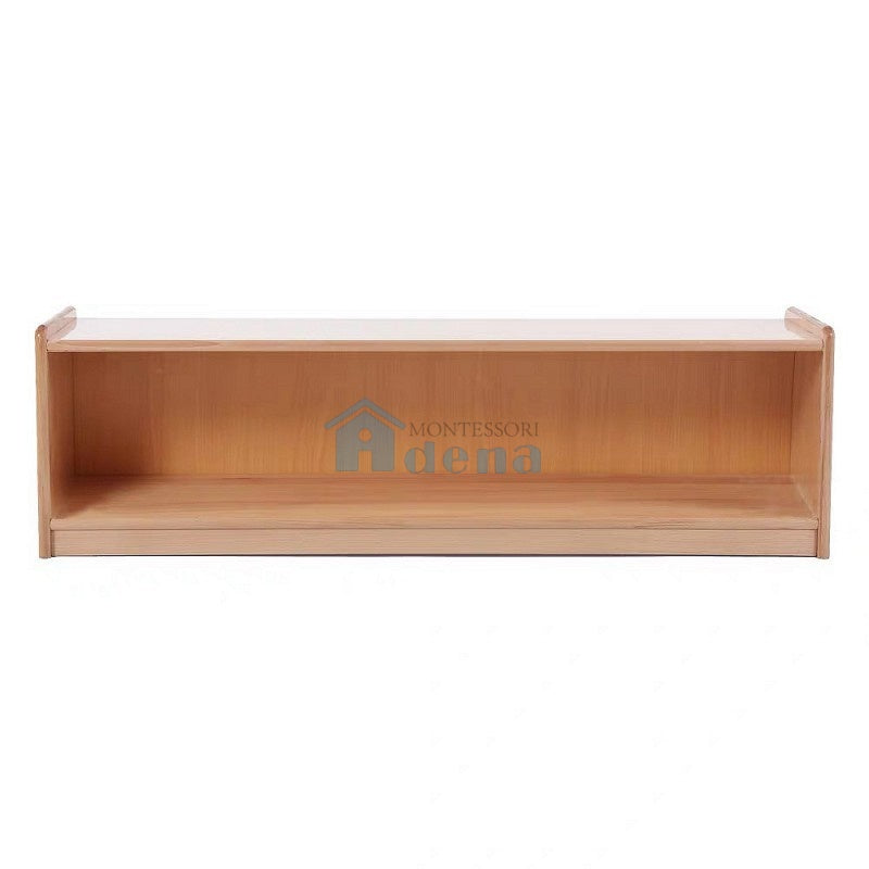 Adena Montessori 2-layer Shelf -with Backplate Beechwood Classroom Furniture