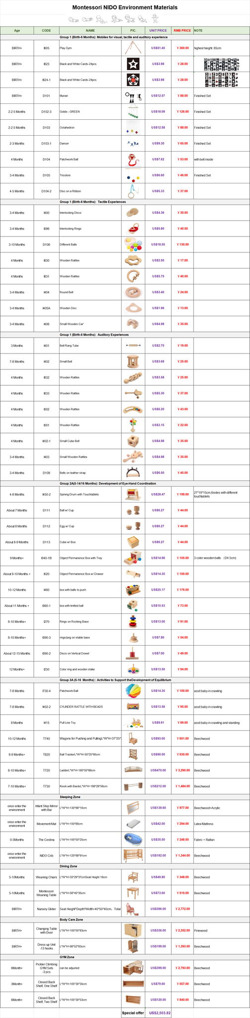 Montessori Classroom Package- NIDO for Daycare Center