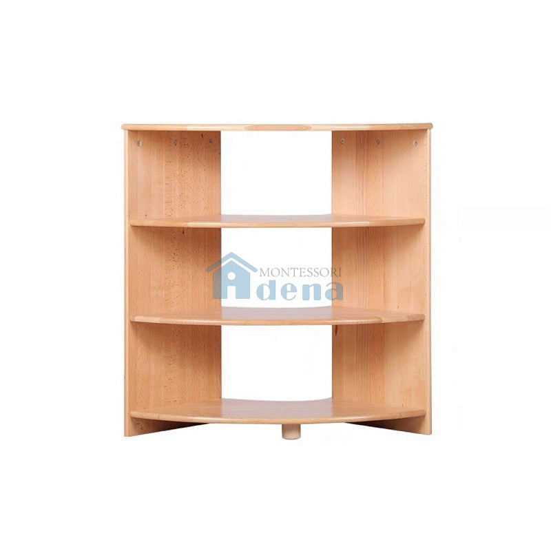 Adena Montessori 4-layer Arc Shelf Beechwood Classroom Furniture