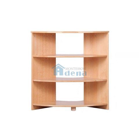 Adena Montessori 3-layer Corner Cabinet Beechwood Classroom Furniture