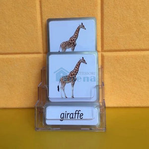 Three-Parts Cards w/ Stand -Wild Animals（24 sets）