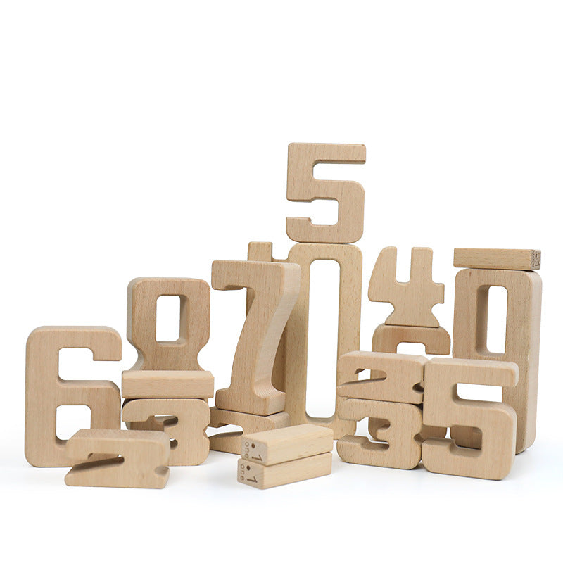 32 number building blocks, number blocks – Montessori Toys
