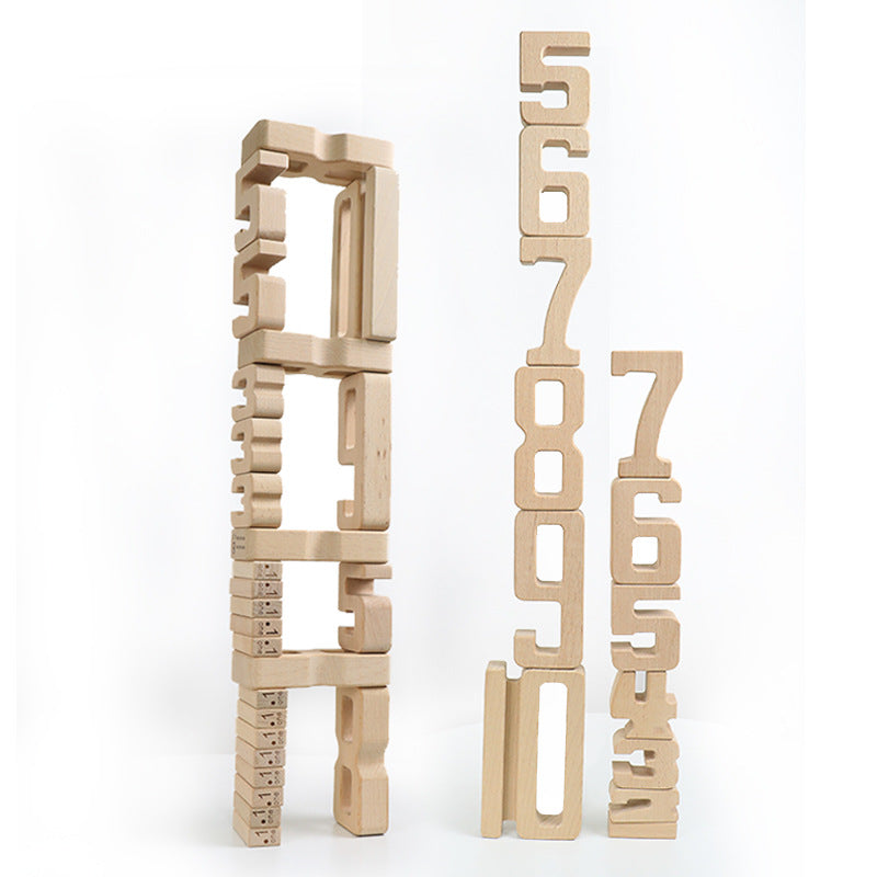 32 number building blocks, number blocks – Montessori Toys