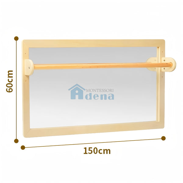 Adena Montessori Walking Mirror Beechwood Infant & Toddler Equipment