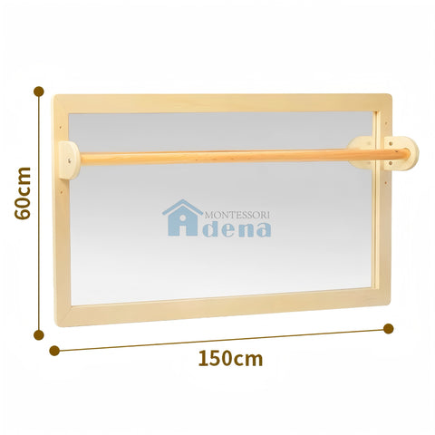 Adena Montessori Walking Mirror Beechwood Infant & Toddler Equipment