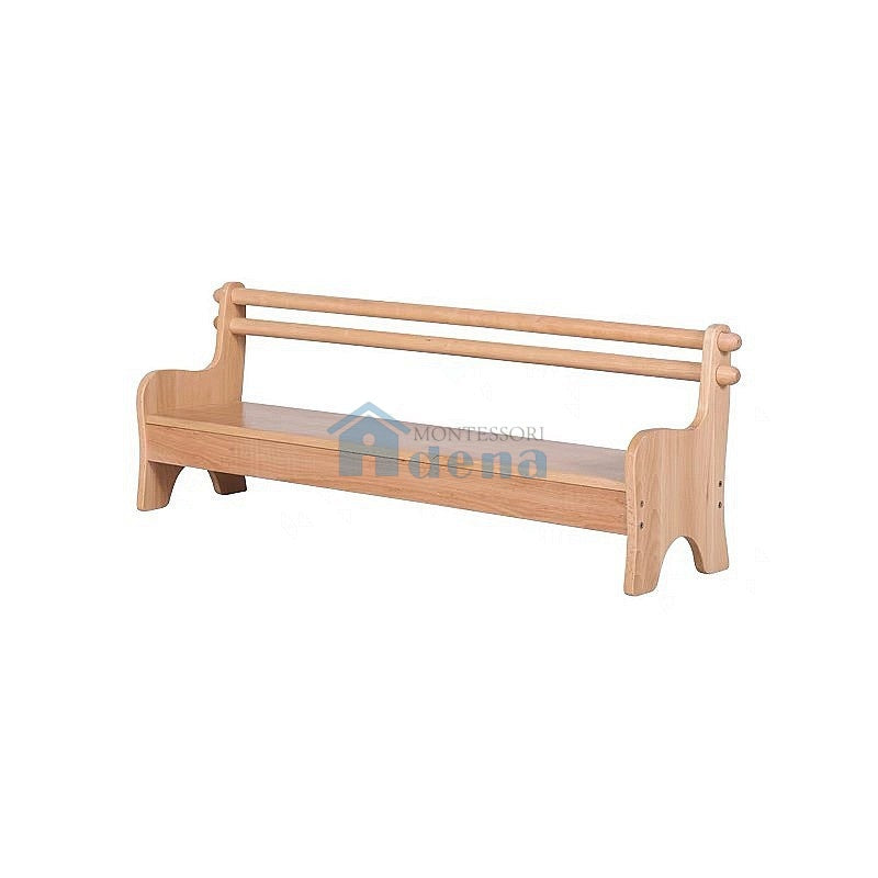 Adena Montessori Long Shoe Changing Stool Beechwood