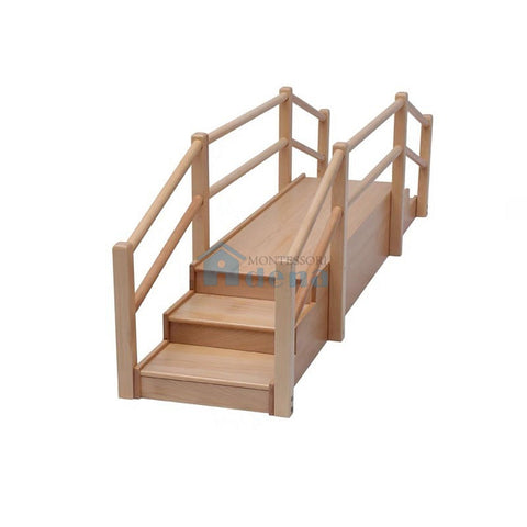 Adena Montessori Small Stepping ladder Beechwood Infant & Toddler Equipment