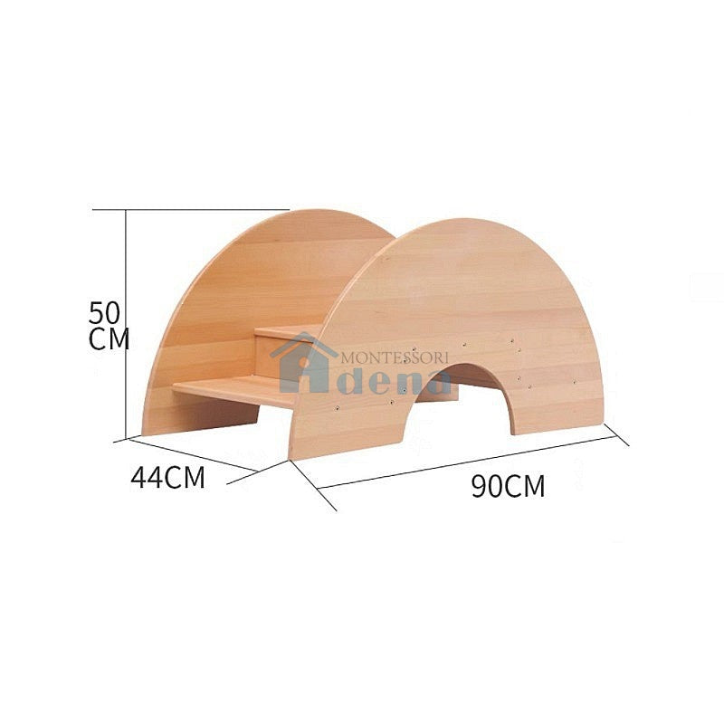 Adena Montessori Arched Walking Ladder Beechwood Infant & Toddler Equipment