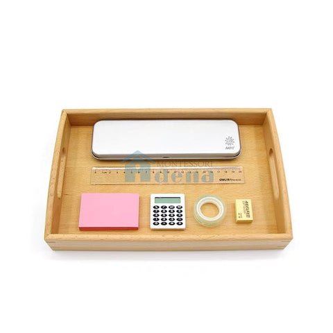 Replicas Objects -Stationery Tools with wooden tray
