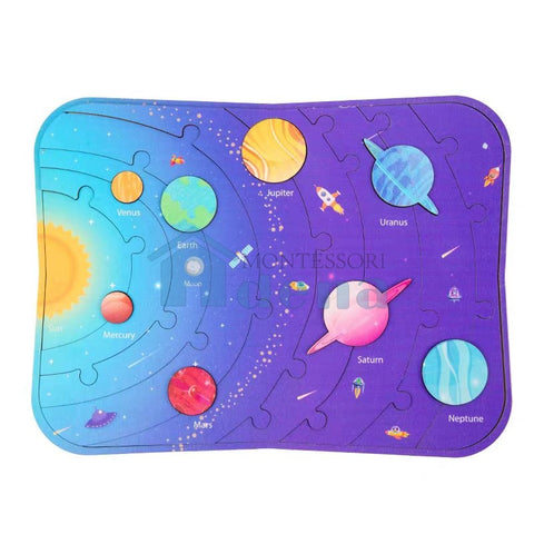 Jigsaw puzzle of the Solar system