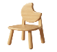 Kids Chair-Moon Shape L*W*H=31*27.5*53cm