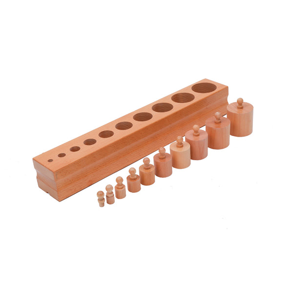 Montessori Sensorial Cylinder Block (Set of 4)