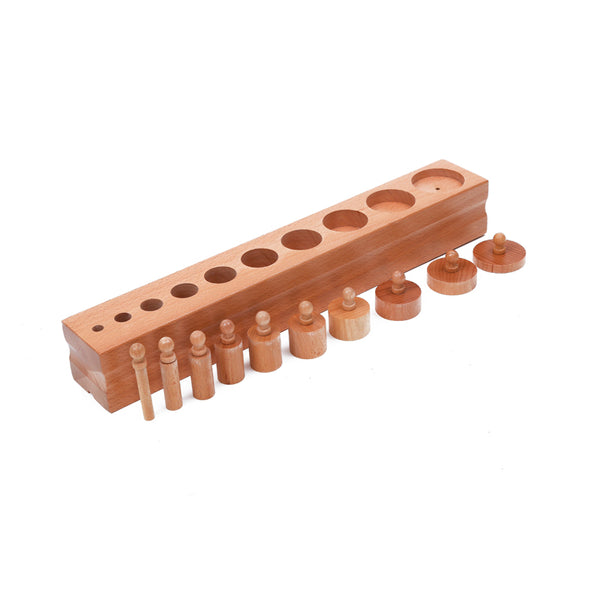 Montessori Sensorial Cylinder Block (Set of 4)