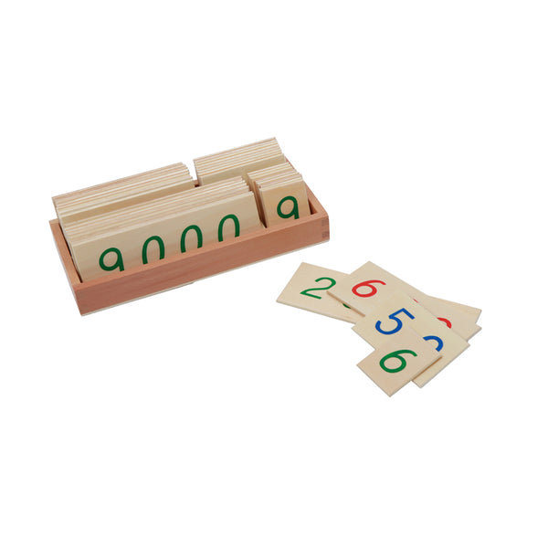 Small Wooden Number Cards With Box (1-9000)	C055