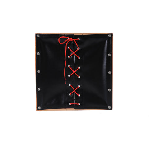 Shoe Lacing Dressing Frame made of leather D030