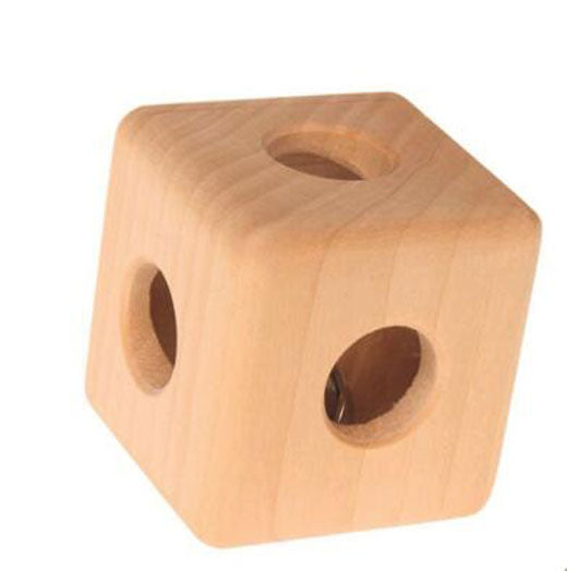 Cage Dice With Beautiful Bell, Montessori Newborn Teaching Tools