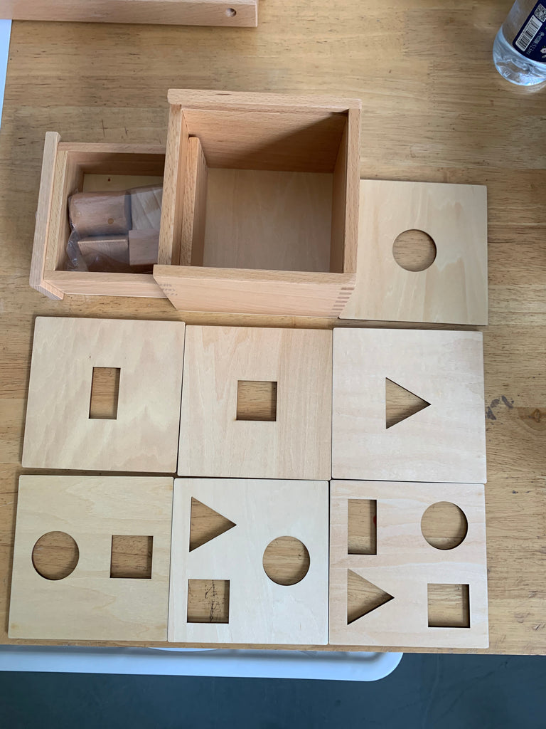 Multiple Shape Blocks With Box – Montessori Toys